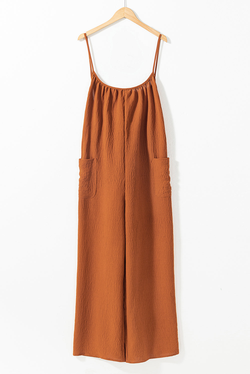 Scoop Neck Spaghetti Strap Jumpsuit